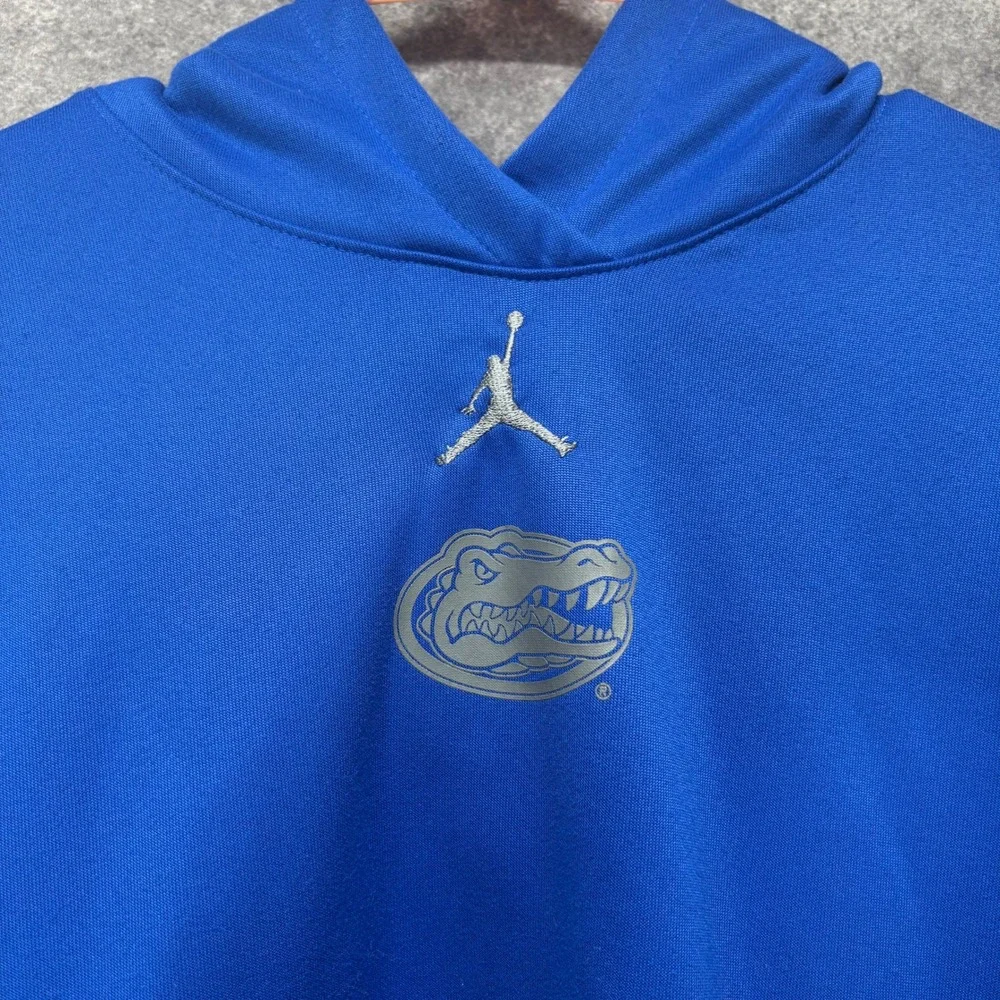 Nike Jordan Florida Gators Hoodie NCAA Pullover Sweatshirt Blue Mens Size S